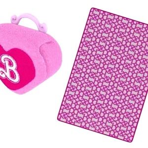 Charming Pink Kids Heart Bag with 'B' Design